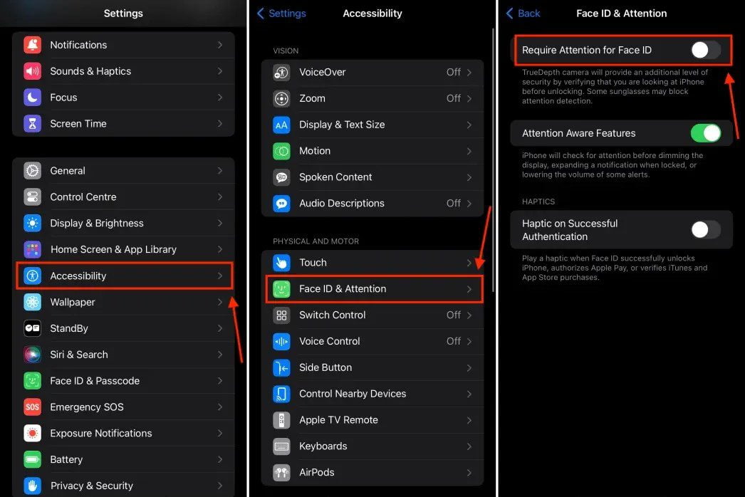 Adding Another Face ID iphone