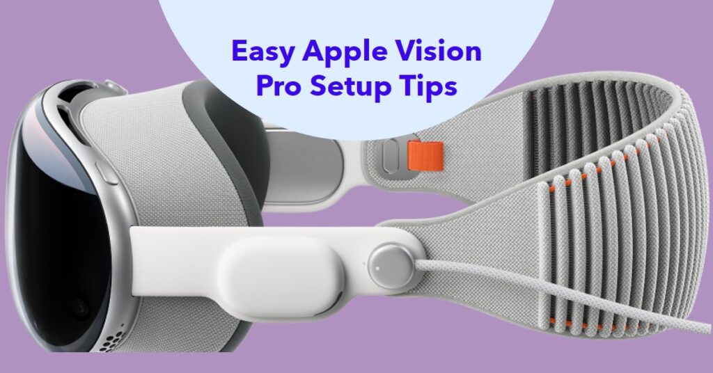 apple vision pro setup