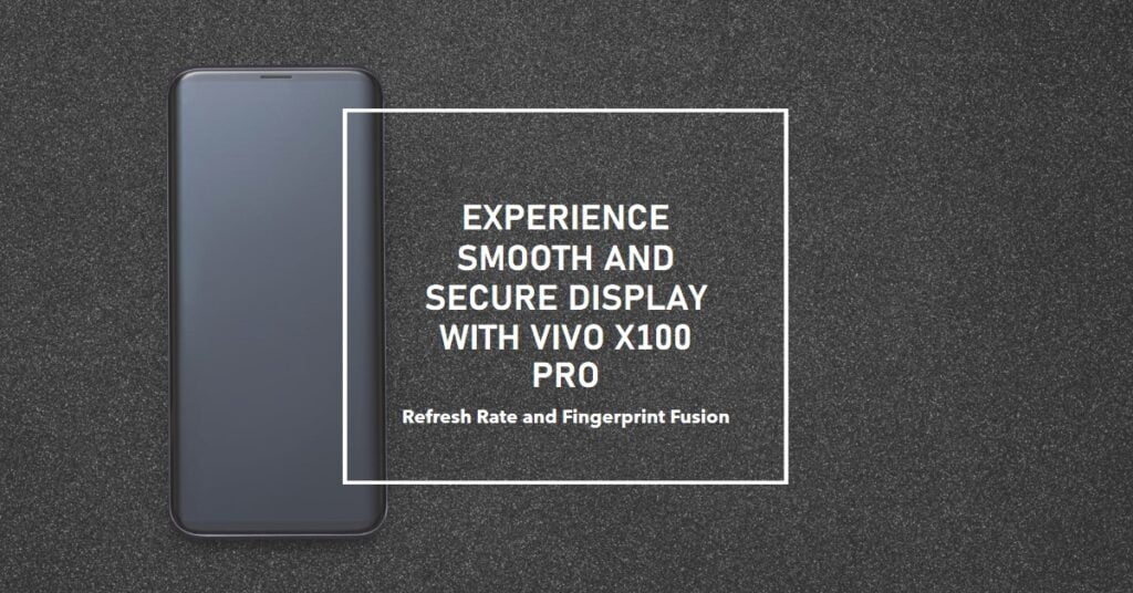 vivo x100 pro fingerprint sensor