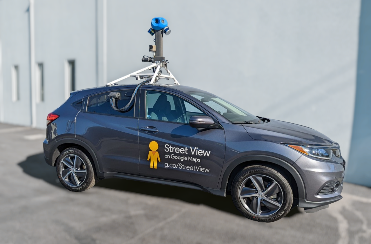 Google maps car