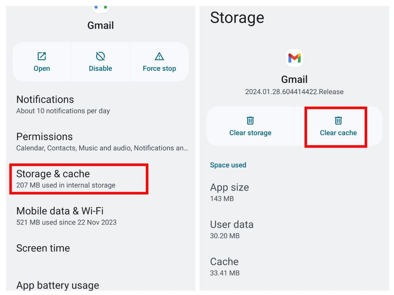 solve delay of gmail notification