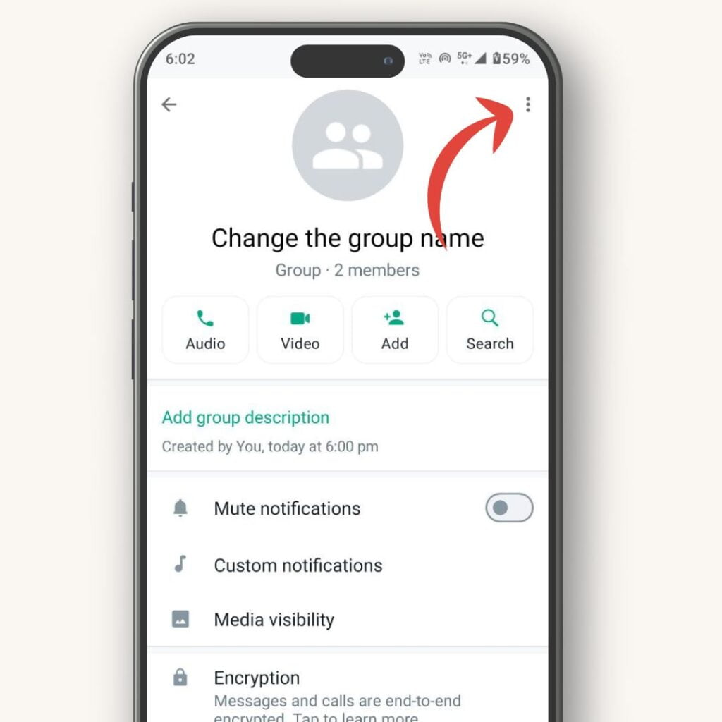 How do I change a group name?