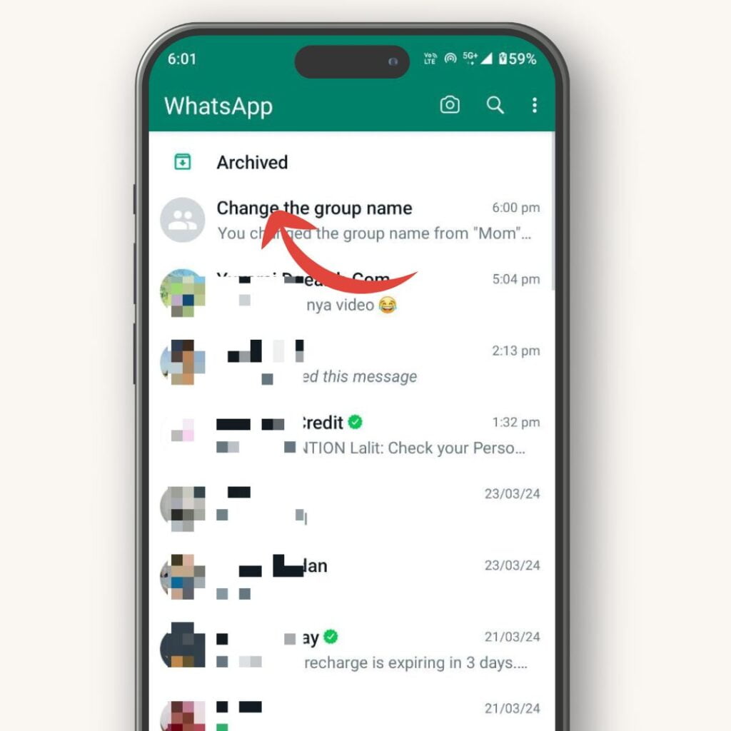 How to Change Your WhatsApp Group Name