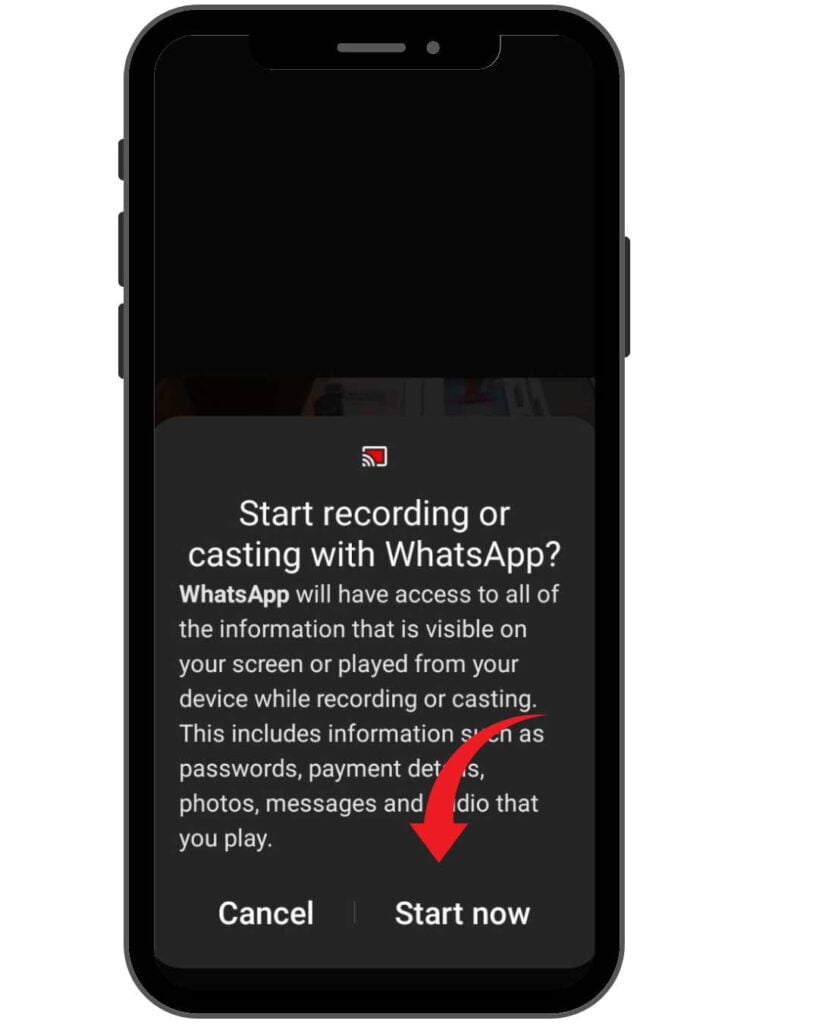 How to share your screen on WhatsApp video call